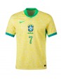 Brasilien Vinicius Junior #7 Heimtrikot Copa America 2024 Kurzarm